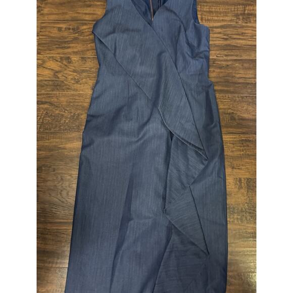 Ivanka Trump Blue Navy Business Dress Size 4 - Picture 2 of 5
